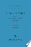 M. Tulli Ciceronis scripta quae manserunt omnia.