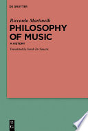 Philosophy of Music : : A History /