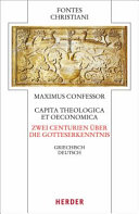 Capita theologica et oeconomica : = Zwei Centurien über die Gotteserkenntnis