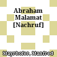 Abraham Malamat : [Nachruf]