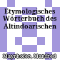 Etymologisches Wörterbuch des Altindoarischen