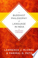 Buddhist Philosophy of Language in India : : Jñanasrimitra on Exclusion /