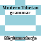 Modern Tibetan grammar