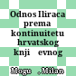 Odnos Iliraca prema kontinuitetu hrvatskog književnog jezika