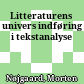 Litteraturens univers : indføring i tekstanalyse