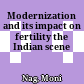 Modernization and its impact on fertility : the Indian scene