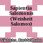 Sapientia Salomonis (Weisheit Salomos)