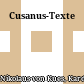 Cusanus-Texte