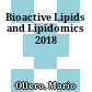 Bioactive Lipids and Lipidomics 2018