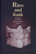 Rites and rank : hierarchy in biblical representations of cult /