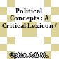 Political Concepts : : A Critical Lexicon /