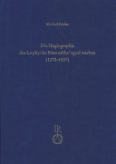 Die Hagiographie des La phyi ba Nam mkha' rgyal mtshan (1372-1437) : eine Studie über das Leben eines tibetischen Heiligen