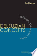Deleuzian concepts : philosophy, colonization, politics /