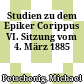 Studien zu dem Epiker Corippus : VI. Sitzung vom 4. März 1885