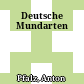 Deutsche Mundarten