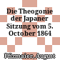 Die Theogonie der Japaner : Sitzung vom 5. October 1864