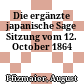 Die ergänzte japanische Sage : Sitzung vom 12. October 1864