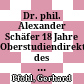 Dr. phil. Alexander Schäfer : 18 Jahre Oberstudiendirektor des neuen Gymnasiums Nürnberg (1952 bis 1970)