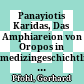 Panayiotis Karidas, Das Amphiareion von Oropos in medizingeschichtlicher Sicht : Diss. Erlangen-Nürnberg. 1968. 82 S.