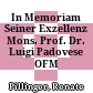 In Memoriam Seiner Exzellenz Mons. Prof. Dr. Luigi Padovese OFM Cap