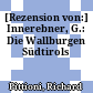 [Rezension von:] Innerebner, G.: Die Wallburgen Südtirols