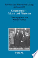 Unternehmen, Fakten und Fiktionen, Historisch-biografische Studien /