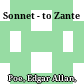 Sonnet - to Zante