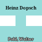 Heinz Dopsch