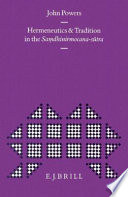 Hermeneutics and tradition in the Saṃdhinirmocana-sūtra