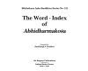 The word-index of Abhidharmakośa