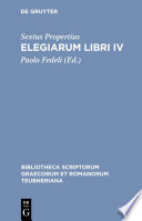 Elegiarum libri IV /