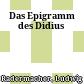 Das Epigramm des Didius