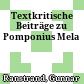 Textkritische Beiträge zu Pomponius Mela