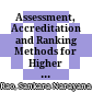 Assessment, Accreditation and Ranking Methods for Higher Education Institutes in India : : Current Findings and Future Challenges.