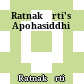 Ratnakīrti's Apohasiddhi