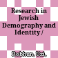Research in Jewish Demography and Identity /