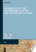 Yearbook of the Maimonides Centre for Advanced Studies.