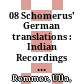 08 Schomerus' German translations : : Indian Recordings (Schomerus 1929) /