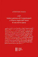 1347 : Isidoro patriarca di Constantinopoli e il breve sogno dell'inizio di una nuova epoca