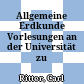 Allgemeine Erdkunde : Vorlesungen an der Universität zu Berlin