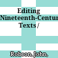 Editing Nineteenth-Century Texts /