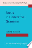 Focus in generative grammar