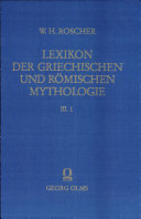 Ausführliches Lexikon der griechischen und römischen Mythologie
