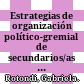 Estrategias de organización político-gremial de secundarios/as : : prácticas políticas y ciudadanía en la escuela.