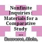 Nonfinite Inquiries : : Materials for a Comparative Study of Nonfinite Predicative Domains /
