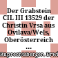 Der Grabstein CIL III 13529 der Christin Vrsa aus Ovilava/Wels, Oberösterreich : eine sprachliche Interpretation