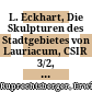 L. Eckhart, Die Skulpturen des Stadtgebietes von Lauriacum, CSIR 3/2, Wien 1976