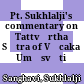 Pt. Sukhlalji's commentary on Tattvārtha Sūtra of Vācaka Umāsvāti