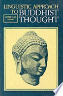 Linguistic approach to Buddhist thought