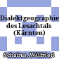 Dialektgeographie des Lesachtals (Kärnten)